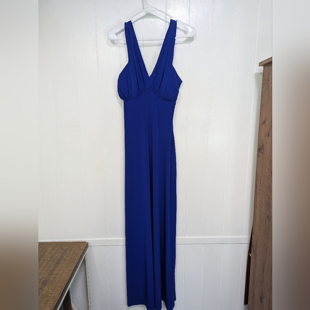 Connected Apparel Royal Blue Dress